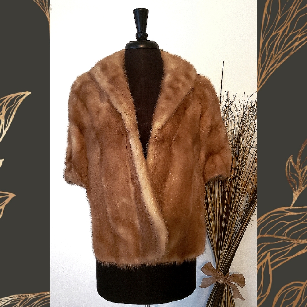 100% Genuine Vintage Mink Stole